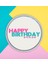 Kişiye Özel İsimli Happy Birthday Tasarımlı Dev Boy Haribo Minis Kovası 10 gr 100'lü 3