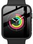 Imak Pc Kılıfı ile Temperli Cam Filmi ile Apple Watch Uyumlu Serisi 3 & 2 & 1 38 mm Siyah (Yurt Dışından) 4