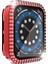 Çift Sıra Elmas Pc + Temperli Cam Saat Kılıf Apple Watch Uyumlu Serisi 3 & 2 & 1 38 mm Kırmızı (Yurt Dışından) 4