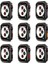 Silikon Çerçeve Koruyucu Kılıf Apple Watch Uyumlu Serisi 6 & Se & 5 & 4 44 mm Siyah (Yurt Dışından) 3