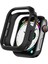 Silikon Çerçeve Koruyucu Kılıf Apple Watch Uyumlu Serisi 6 & Se & 5 & 4 44 mm Siyah (Yurt Dışından) 4