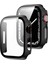 Çerçeve + Temperli Cam Koruyucu Kılıf Apple Watch Uyumlu Series 7 41 mm Siyah (Yurt Dışından) 1