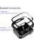Çerçeve + Temperli Cam Koruyucu Kılıf Apple Watch Uyumlu Series 7 41 mm Siyah (Yurt Dışından) 3