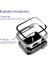 Çerçeve + Temperli Cam Koruyucu Kılıf Apple Watch Uyumlu Series 7 41 mm Gümüş (Yurt Dışından) 3