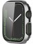 Kılıf Temperli Cam Filmi ile Apple Watch Uyumlu Series 7 45 mm Gümüş (Yurt Dışından) 2