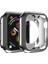 Apple Watch Uyumlu Serisi Için 3 & 2 & 1 38 mm Kaplama Tpu Yuvarlak Delik Koruyucu Kılıf Siyah (Yurt Dışından) 2