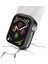 Apple Watch Uyumlu Serisi Için 3 & 2 & 1 38 mm Kaplama Tpu Yuvarlak Delik Koruyucu Kılıf Siyah (Yurt Dışından) 3