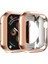 Apple Watch Uyumlu Serisi Için 3 & 2 & 1 38 mm Kaplama Tpu Yuvarlak Delik Koruyucu Koruyucu Kılıf Gül Altın (Yurt Dışından) 2