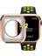 Apple Watch Uyumlu Serisi Için 3 & 2 & 1 38 mm Kaplama Tpu Yuvarlak Delik Koruyucu Koruyucu Kılıf Gül Altın (Yurt Dışından) 4