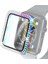 Çift Satırlar Elmas Pc Kılıf Temperli Cam Filmi ile Apple Watch Uyumlu Serisi 6 & Se & 5 & 4 40 mm Renkli (Yurt Dışından) 1
