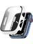 Pc Kılıf Temperli Cam Filmi ile Apple Watch Uyumlu Series 7 45 mm Beyaz (Yurt Dışından) 1