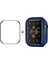 Pc Çerçeve + Ekran Filmi Apple Watch Uyumlu Serisi 7 41 mm Koyu Mavi (Yurt Dışından) 1