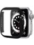 Pc Kılıf Temperli Cam Filmi ile Apple Watch Uyumlu Series 7 45 mm Siyah (Yurt Dışından) 1