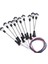 10 Set Ho Model Demiryolu Led'leri Lamppost Lambaları Sokak Işıkları Için 12 V Dollhouse Açık Yard Stil 5 - 7 cm (Yurt Dışından) 1