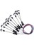 10 Set Ho Model Demiryolu Led'leri Lamppost Lambaları Sokak Işıkları Için 12 V Dollhouse Açık Yard Stil 5 - 7 cm (Yurt Dışından) 4