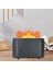 Alev Hava Nemlendirici Difüzör Nightlight Mist Maker Arıtma Ofis Araba Gri (Yurt Dışından) 4