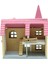 1:12 Ölçekli Dıy Ahşap Dollhouse El Sanatları Minyatür Proje Oyuncak Hediyeler Pembe (Yurt Dışından) 3