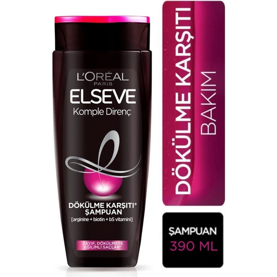 L'oréal Paris Elseve Komple Direnç Dökülme Karşıtı Şampuan 390 ml