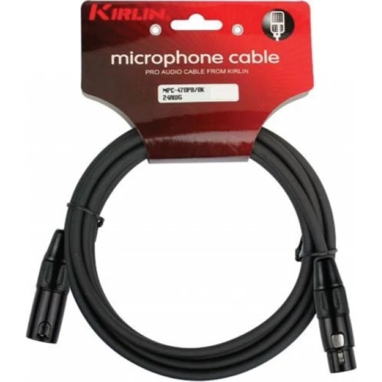 Kirlin MPC-470BK 6 Metre Mikrofon Kablosu