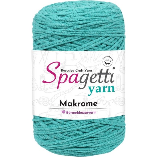 Spagetti Yarn Su Yeşil Pamuk Makrome Ip Fiyatı Taksit Seçenekleri