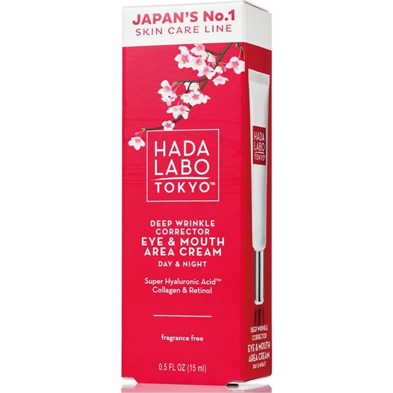 Hada Labo Tokyo 15 ml Göz ve Ağız Çevresi Krem Hassas Ciltler için Kolajen ve Retinol İçerir