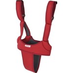 Sevi Bebe Bordo Pamuk Kumaş Ergonomik Bebek Yürüme Yardımcısı – Ayarlanabilir Yükseklik ve 360° Döner Tekerlekli