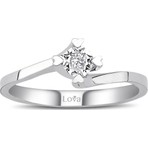 Lova 0,30 Karat Efektli Pırlanta Tektaş Yüzük 1070097