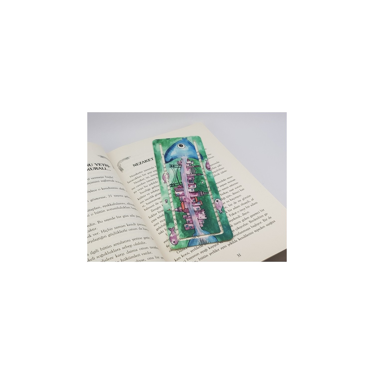 Ataşla Balık Kitap Ayracı Yapımı Ataşla Balık Kitap Ayracı Yapımı