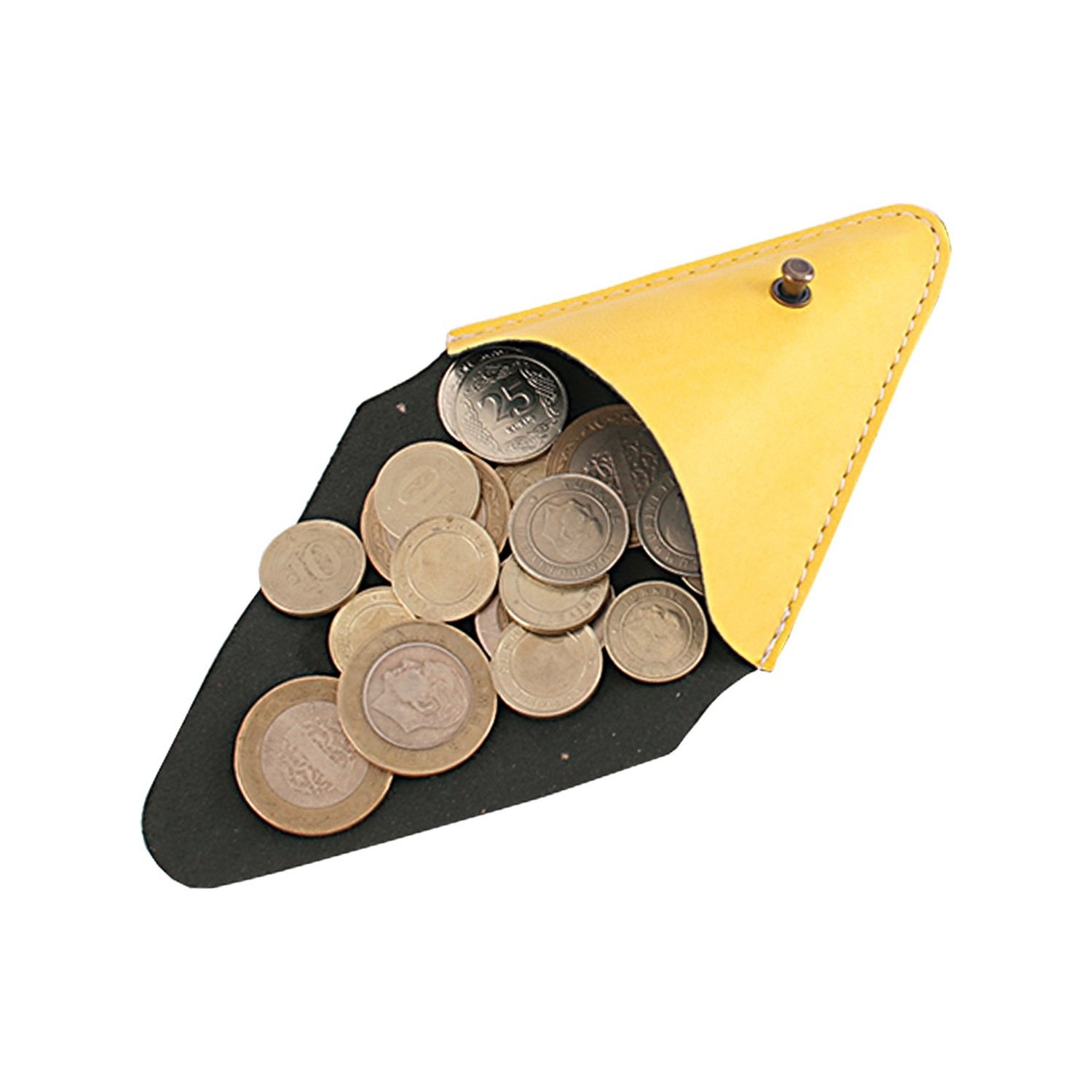 Le Color Leather Coin Case Yellow Fiyatı Taksit Seçenekleri