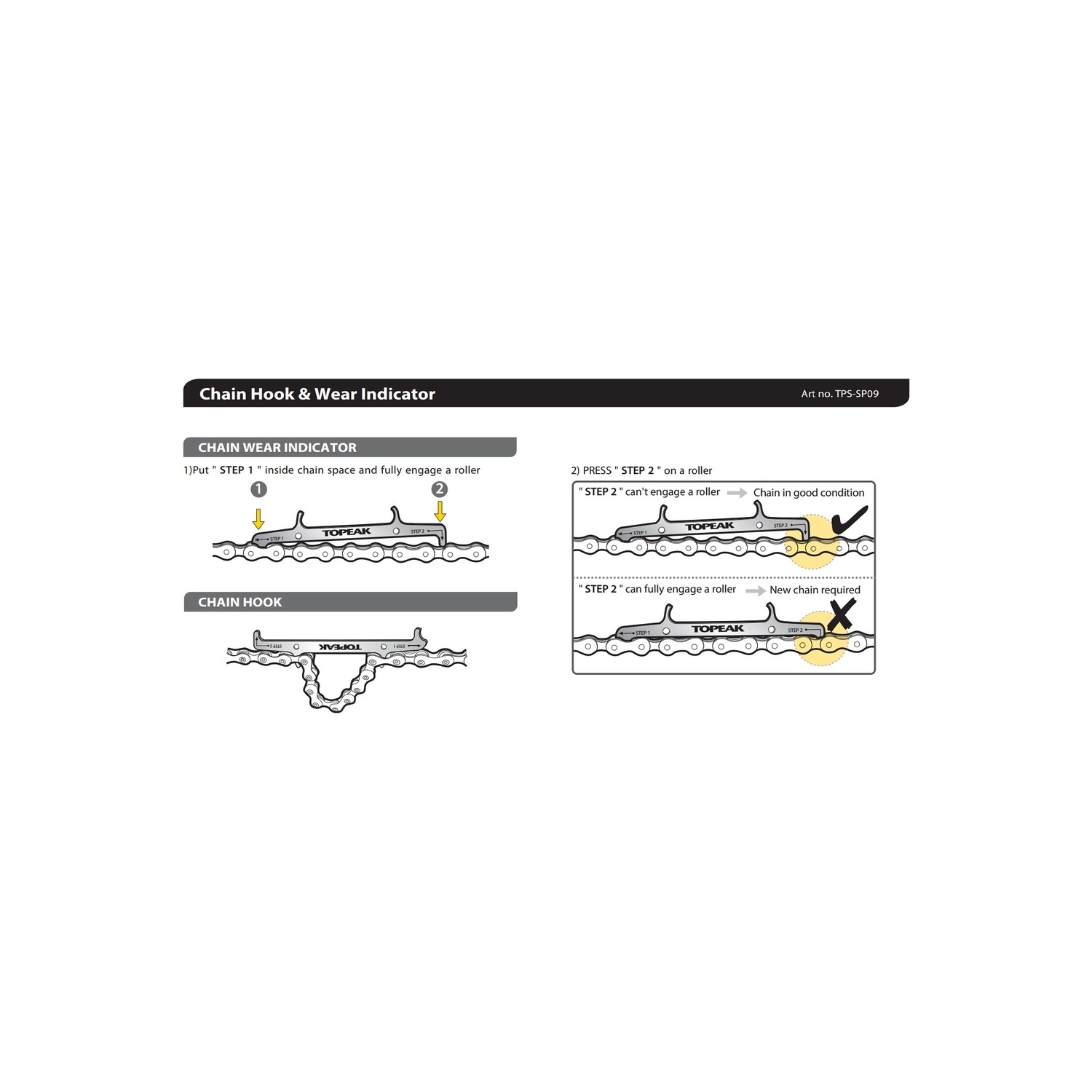 Topeak Chain Hook & Wear Indicator Zincir Ölçüm Anahtarı Fiyatı