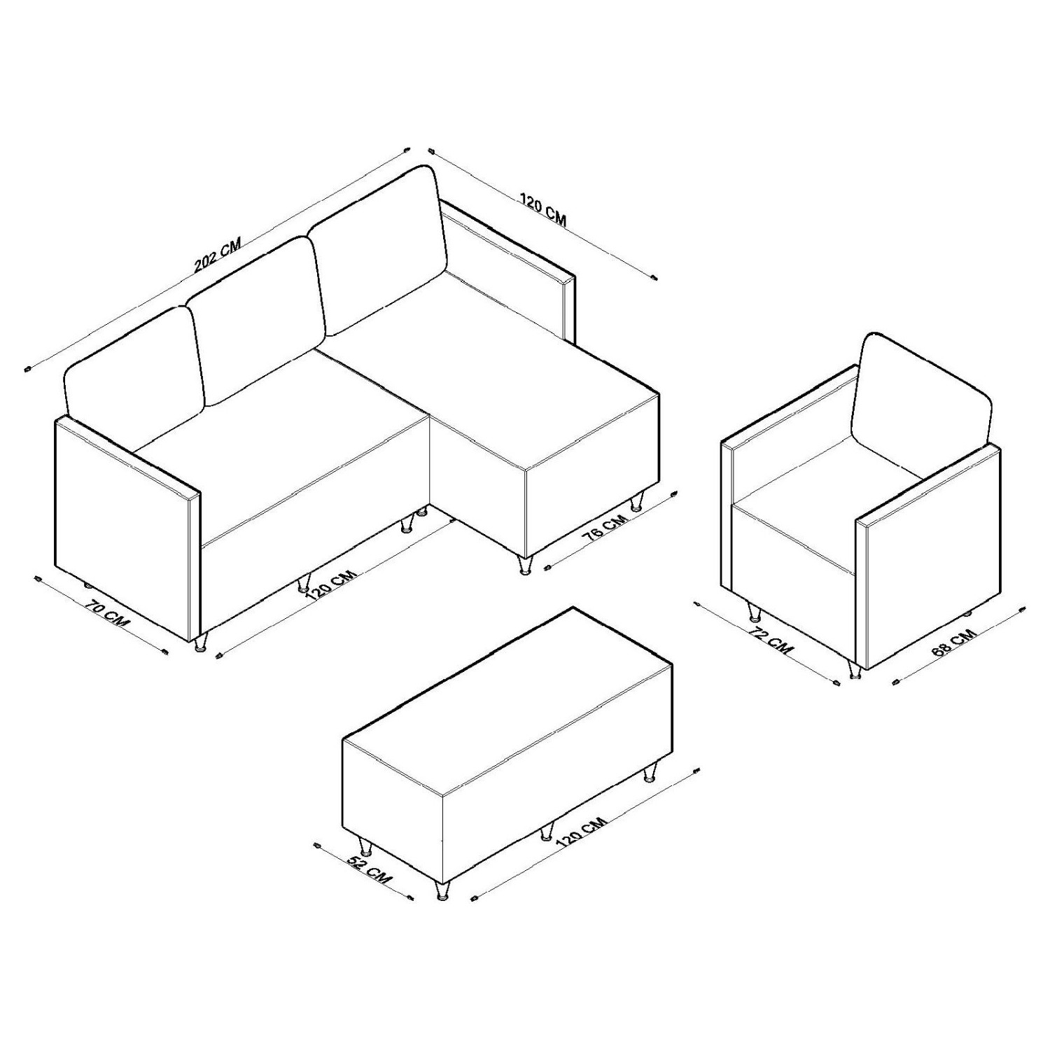Evdemo Belinay Köşe Koltuk Takımı Mor Fiyatı Taksit Seçenekleri