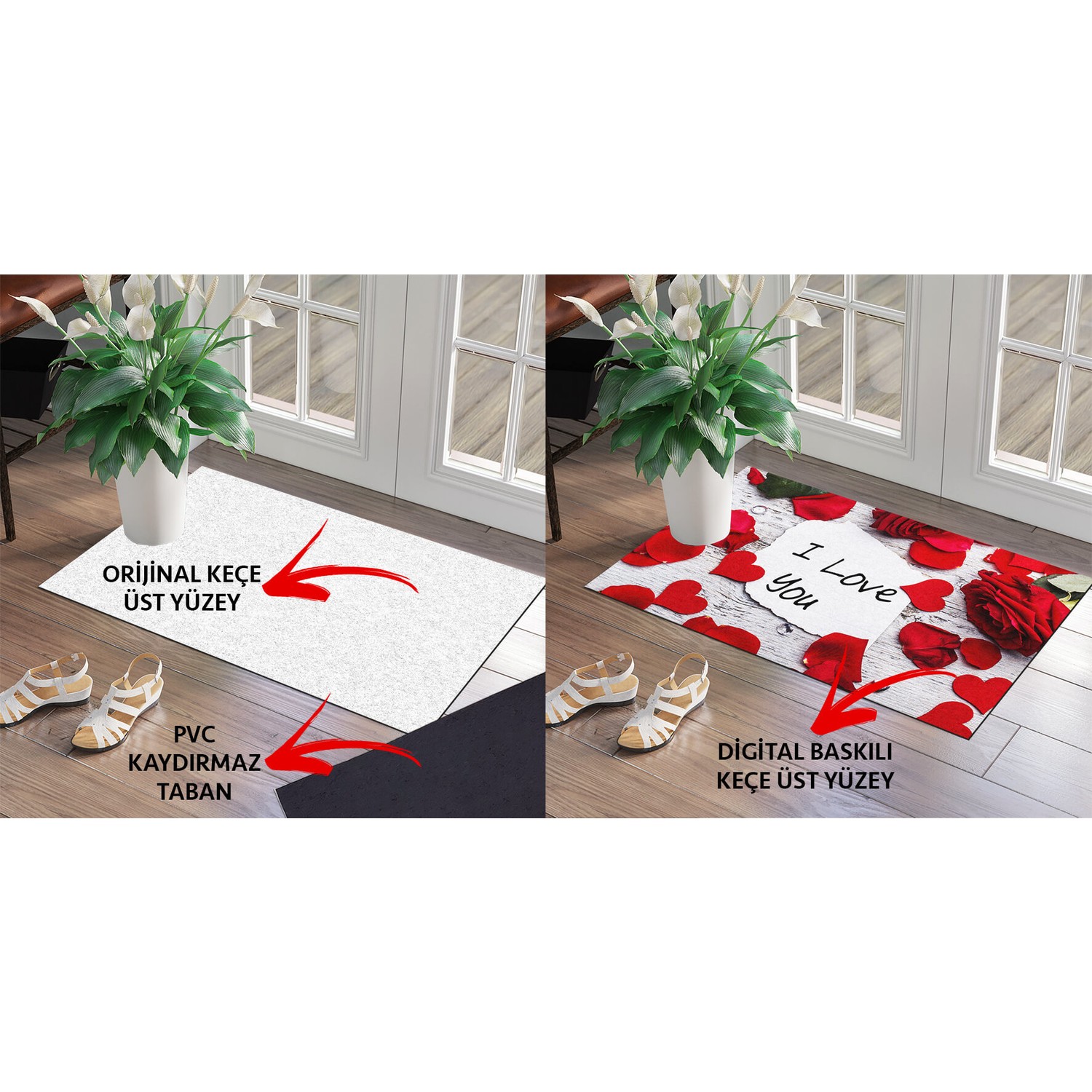 Olunca Olunca Çakıl Taşı Tasarım Kapı Önü ve Ev İçi Paspas Fiyatı