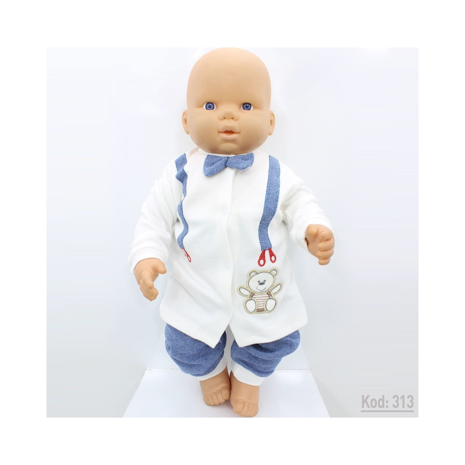 Nurhas Ayıcıklı Papyonlu Bebek Takımı K313 62 Cm 03 Ay Fiyatı Nurhas Ayıcıklı Papyonlu Bebek Takımı K313 62 Cm 03 Ay Fiyatı