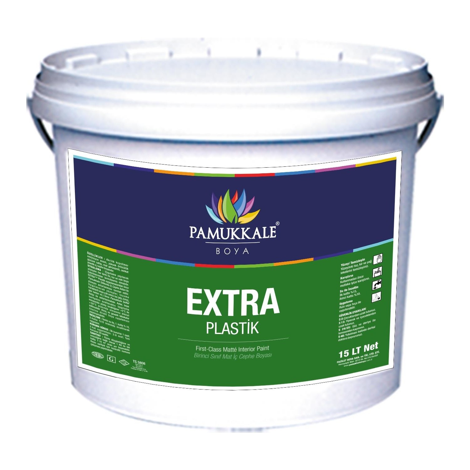 Pamukkale Extra Plastik İç Cephe Duvar Boyası 3.5 Kg Fiyatı