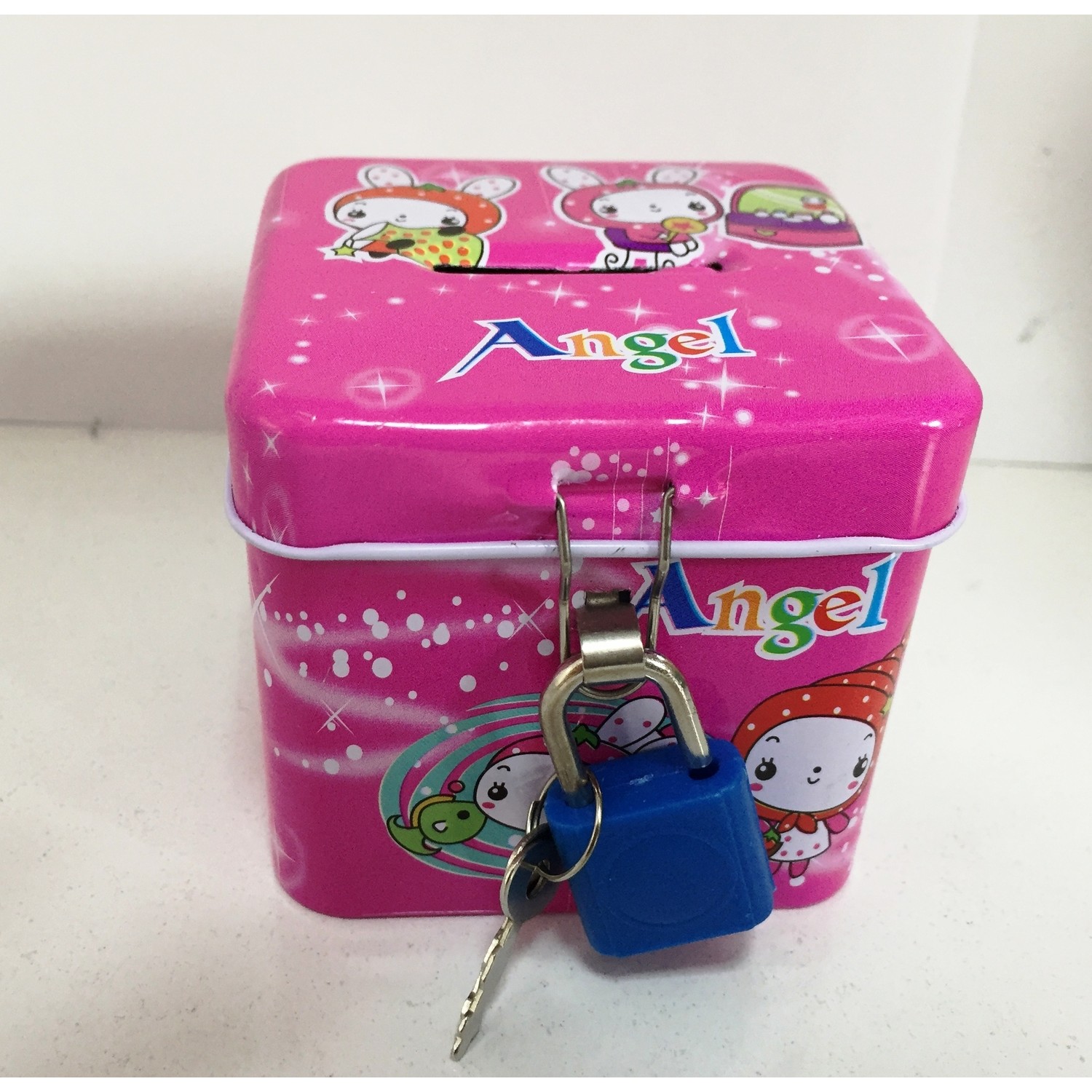 Pasifik Metal Kilitli K k Kumbara Pembe Fiyat 
