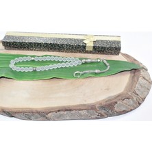 Rd Ekoavm Tek Püskül Ay Yıldız Uçlu Küre Kesim 8 mm Tesbih Ay Taşı Doğal Taş Tespih Rdt2119