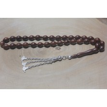 Rd Ekoavm Üç Püskül Tuğra Uçlu Damla Kesim  8 mm Kuka Tespih Tesbih Rdt1262