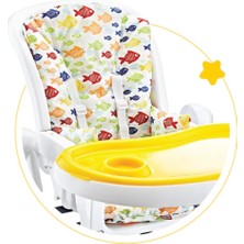 Babyjem Balık Desenli Mama Sandalyesi Minderi