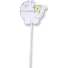 Mutlu Adım 12 Adet Pusette Ayıcık Ahşap Çubuk