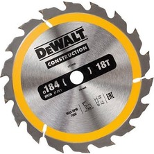 Dewalt Dt1940 Ahşap Kesim Elmas Testere Bıçağı 184Mm 30Diş 16Mm Göbek