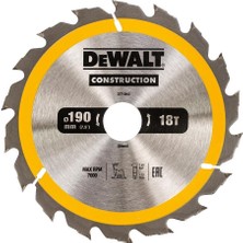 Dewalt Dt1945 Ahşap Kesip Elmas Testere Bıçağı 190Mm 30 Göbek 40Diş