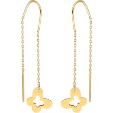 Glorria Altın Kelebek Küpe Sv0034