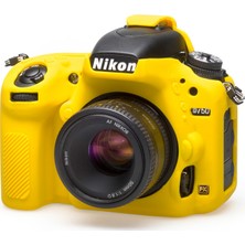 EasyCover Nikon D750 Silikon Kılıf ECND750Y (Sarı)