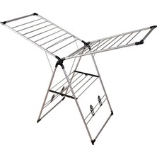 Assan Camel 5mm Kalın Tel Çamaşır Kurutmalık Siyah-Gri 