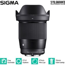 Sigma 16mm f/1.4 DC DN Contemporary Lens - Sony E Uyumlu(Yurt Dışından)
