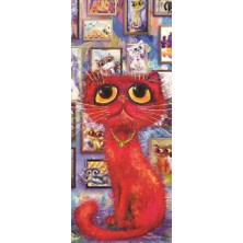 Blue Focus BF051 Red Cat 78 Parça Kutu Puzzle