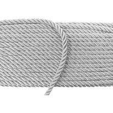 Kazanabil 8 mm X 50 Metre Halat Kordon İp Süsleme Malzemesi Gri