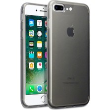 Case 4U Apple iPhone 7 Plus-8 Plus Kılıf Ultra İnce Silikon Füme