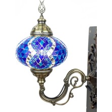Mozaik Aplik Otantik Gece Lamba El Yapımı Mozaik Bahçe Lambası