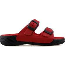 Ceyo Capri-22 Anatomik Çocuk Terlik  Kırmızı